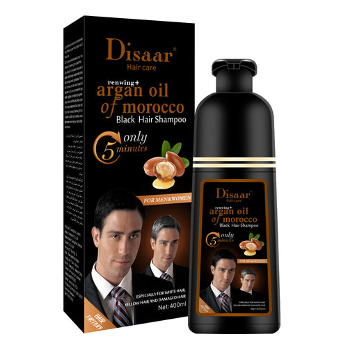 Disaar Aloe Argan Oil Nourishing Hair Dye Shampoo